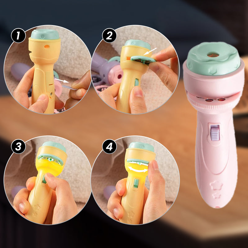 VidenLys | Pædagogisk projektionslommelygte til børn, der kan lære og genkende