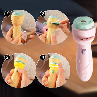 VidenLys | Pædagogisk projektionslommelygte til børn, der kan lære og genkende